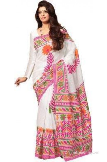 Taanshi Printed Fashion Cotton Sari Taanshi Printed Fashion Cotton Sari